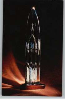 Postcard Steuben Glass Cathedral Art Corning,New York  