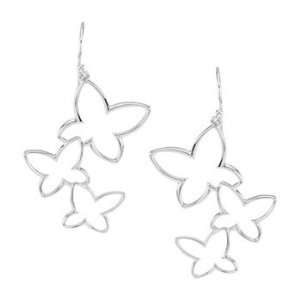  Sterling Silver Butterfly Earrings: Katarina: Jewelry