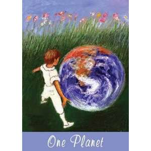  One Planet Decorative House Flag: Toys & Games