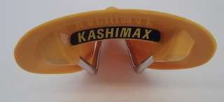 New Kashimax AMX C Aero Plastic BMX Seat Old School BMX Yellow  