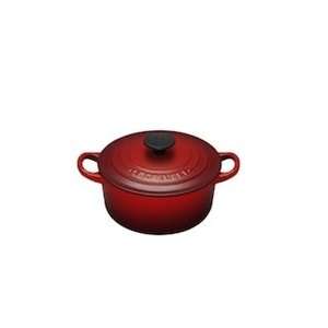Le Creuset Cast Iron 1/3Qt Round French OvenMini Cocotte Red  