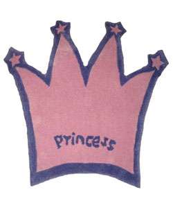 Princess Crown Shape Rug (23 x 23)  