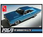 AMT 1969 Plymouth GTX Car Plastic Model Kit 125 Scale AMT 686