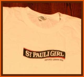 St. Pauli Girl Beer Brewery T Shirt XL  