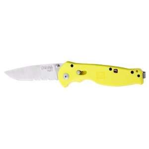  SOG Knives Flash II ComboEdge Pocket Knife with Yellow GRN 