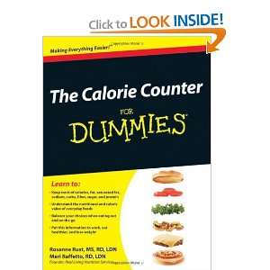  The Calorie Counter For Dummies [Paperback] Rosanne Rust 