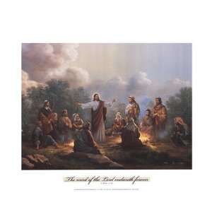  Jesus Spreading The Word (Verse) Poster Print: Home 