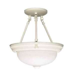  Nuvo 60/224 2 Light Textured White Close to Ceiling: Home 