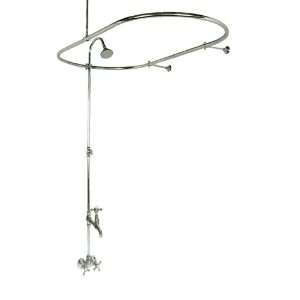   Tubs w/ Oval shower enclosure ring   BRUSHED NICKEL
