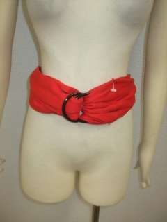 NWOT American Apparel Bright Red Scarf Belt One Size  