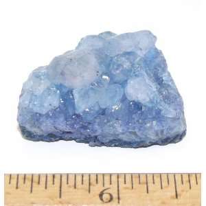  Blue Colored Amethyst Crystal Specimen 