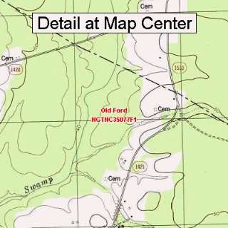   Map   Old Ford, North Carolina (Folded/Waterproof): Sports & Outdoors