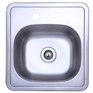   PK16156BN self rimming stainless steel bar sink: Home Improvement