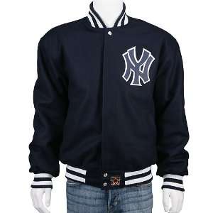 New York Yankees Cooperstown Wool Jacket:  Sports 