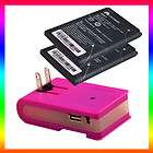   Battery+charger for Battery for Huawei HB4F1 M860 Ascend 1500mAh USA