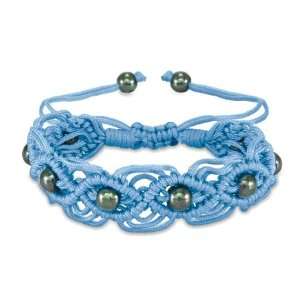  Blue Macrame Friendship Bracelet Eves Addiction Jewelry