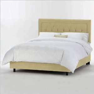  Queen Skyline Furniture Tufted Border Upholstered Bed in 