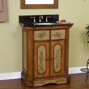  30 Tuscany Hand Painted Vanity Cabinet