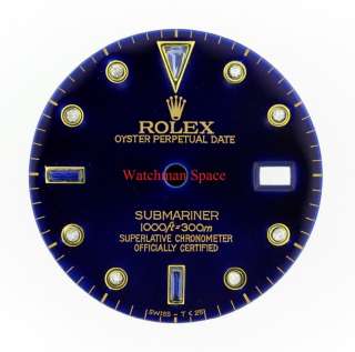   Submariner Blue Color Blue Sapphire & Diamond Dial Date QS 2 Tone #81