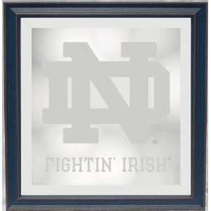  Notre Dame Fighting Irish Framed Wall Mirror Sports 
