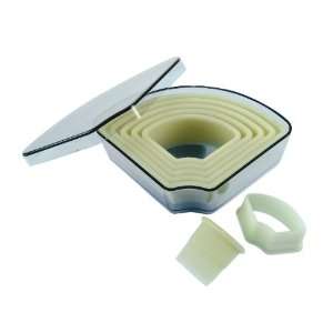    Resistant Cutters, Rounded Trapezoid, 7 Piece Set