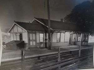 1953 LIRR Long Island Rail Road Station Bellmore NY New York Photo 