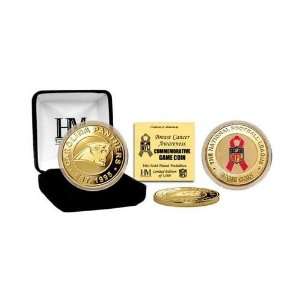  Carolina Panthers BCA 24KT Gold Game Coin Sports 