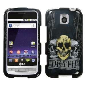  Death Skulls Protector Case for LG Optimus M (MS690 
