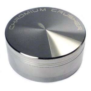   Chromium Crusher 3 Piece Steel Alloy Herb Grinder 