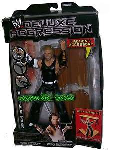 WWE WRESTLING DELUXE AGGRESSION SERIES 7 WITH ACTION ACCESSORY JEFF 