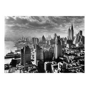  New York Cityscape 1931 Great Photography B/W POSTER measures 
