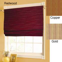 Textured Stripe Cotton Magic Blinds (30 in. x 72 in.)  