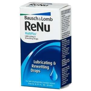 Bausch & Lomb ReNu MultiPlus Lubricating and Rewetting Drops, 0.27 