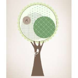   Sticker Stitched Tree Nursery Decor 8Ft Tall #MM115B: Everything Else