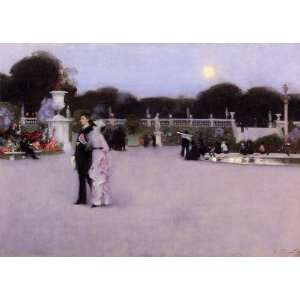 Oil Painting In the Luxembourg Gardens John Singer Sargent Hand Pain 