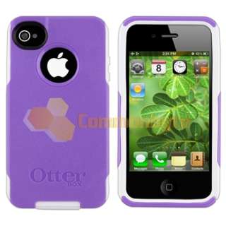 OTTERBOX COMMUTER CASE for APPLE iPHONE 4S   PURPLE / WHITE   NEW 