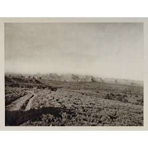  1927 Navajo Land Landscape Arizona Photogravure Hoppe 