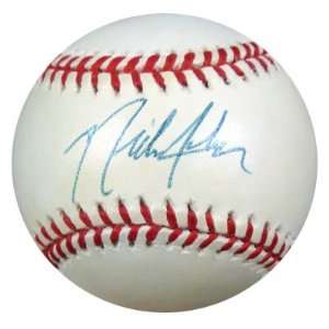  Nick Johnson Autographed AL Baseball NY Yankees PSA/DNA 