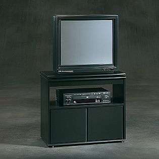 TV/DVD Stand, Black  Sauder For the Home Media Room Entertainment 
