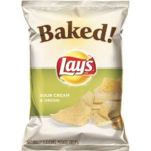  Baked Lays Sour Cream & Onion Flavored Potato Crisps 
