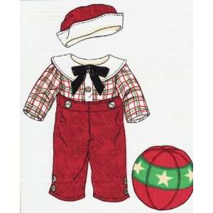  Raggedy Andy Doll Christmas Clothes Panel: Toys & Games