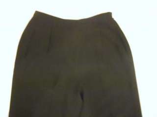   Valerie Stevens Black 2 Piece Silk Suit  Blazer & Pants Both Size 10