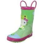   Kids Hello Kitty Froggy Rain Boot,Green,7 M US Toddler [Apparel