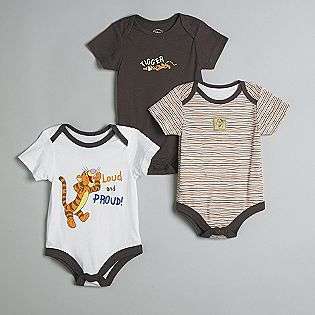 Newborn Boys 3 Pack Short Sleeve Bodysuits   Tigger  Disney Baby Baby 