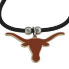 SilverBin Silvertone College Texas Longhorns Cord Necklace