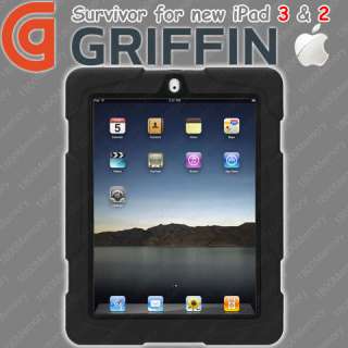 GENUINE Griffin Survivor Case for Apple iPad 2 Black  
