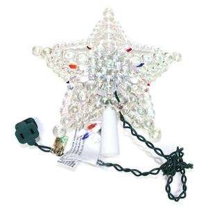   TREE TOP WITH IRIDESCENT BEADS 11LT Christmas Tree Toppers Home