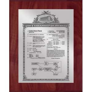   : Vintage Cherry Patent Plaque 8 x 10   Classic Gold: Office Products