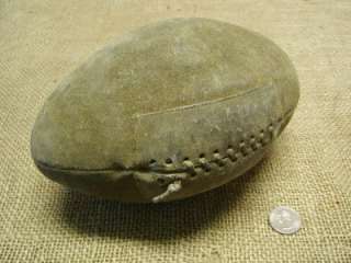 Vintage Mini Leather Football > Antique Sports Old Ball  
