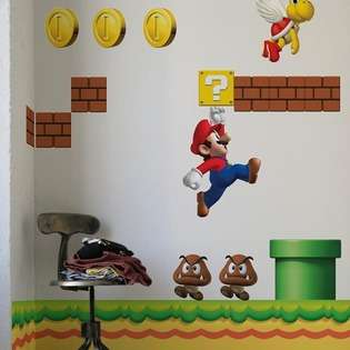 Blik New Super Mario Brothers Wall Stickers 